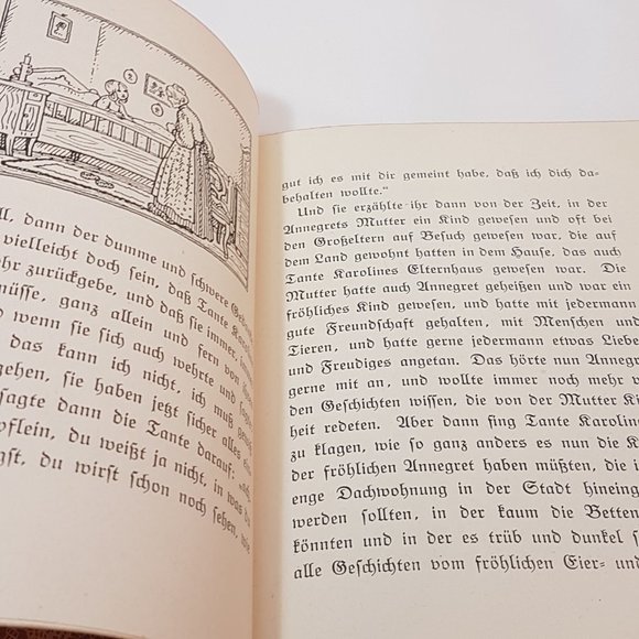 Antique 1920s Book ANNEGRET by Anna Schieber Antique Childrens Storybook German - Picture 13 of 16